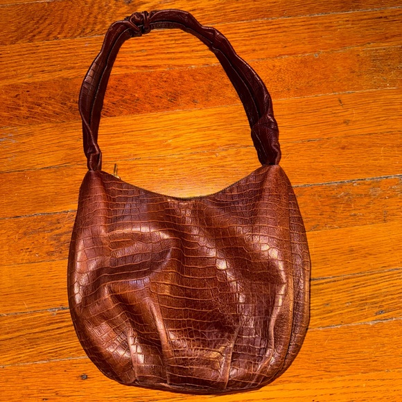 Georgia Jay Handbags - Georgia Jay Cloud Bag in Toffee Croc
